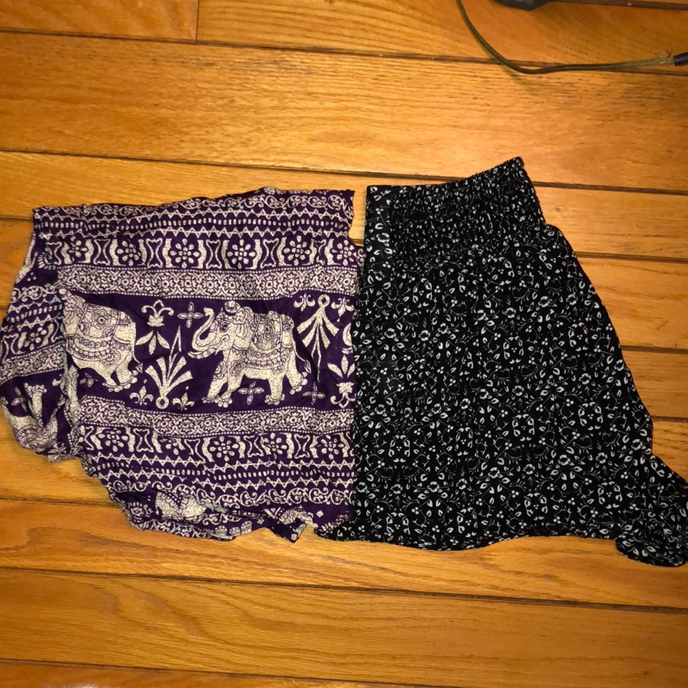 Skort & flowy pants